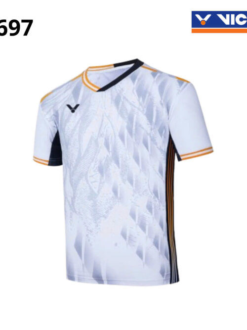 ÁO CẦU LÔNG VICTOR A697 TRẮNG